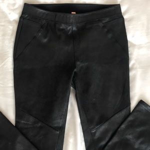 Free People suede leggings
